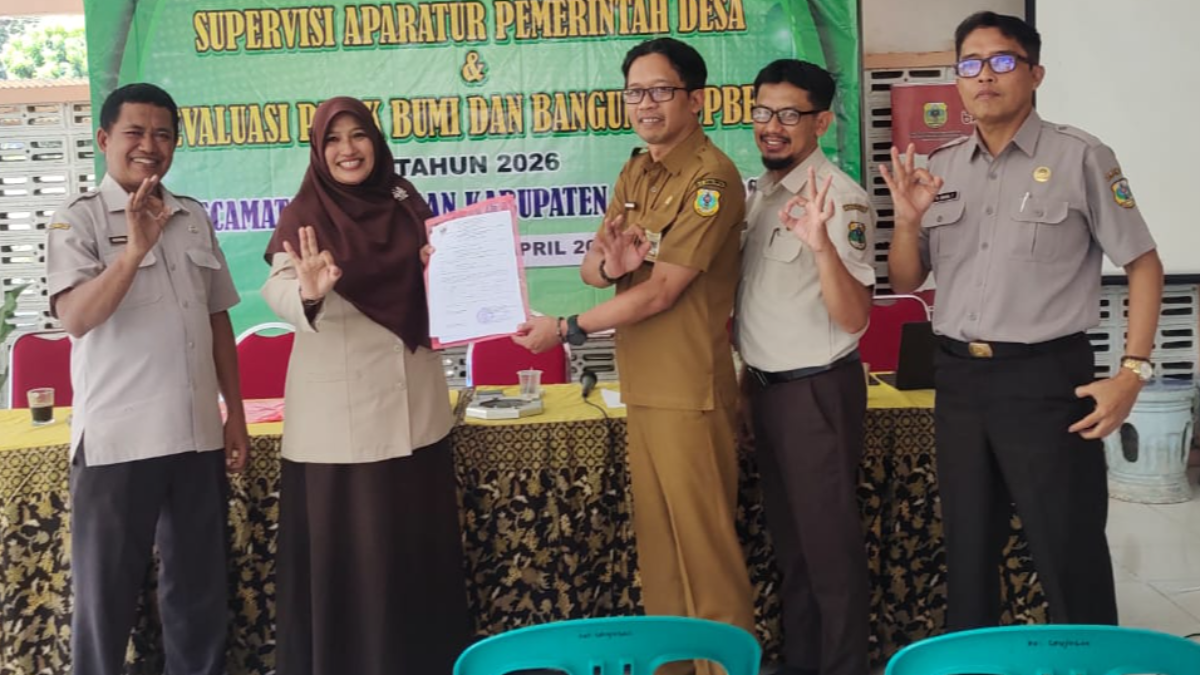Sosialisasi dan Penyerahan SPPT P2 TH 2026 Kecamatan Grujugan